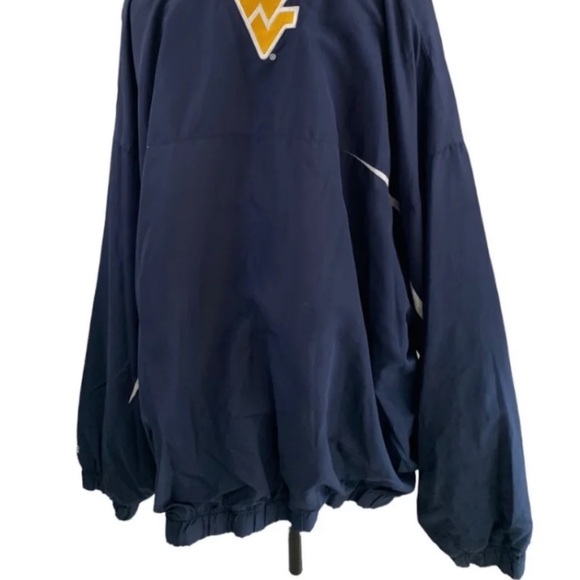 Vintage West Virginia University Mountaineers V-neck pullover jacket - size 2XL - Picture 7 of 12